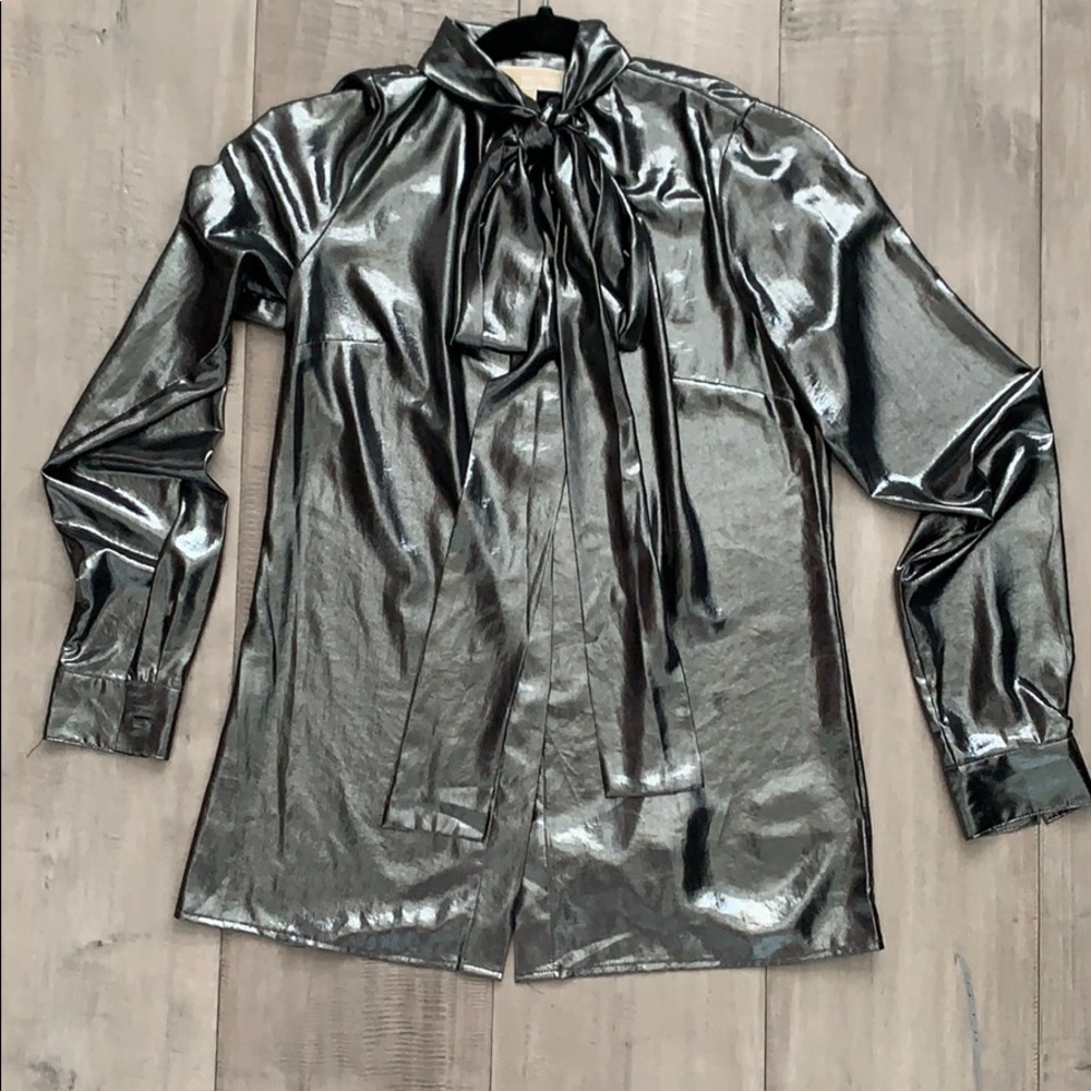 Michael Kors Metallic Top